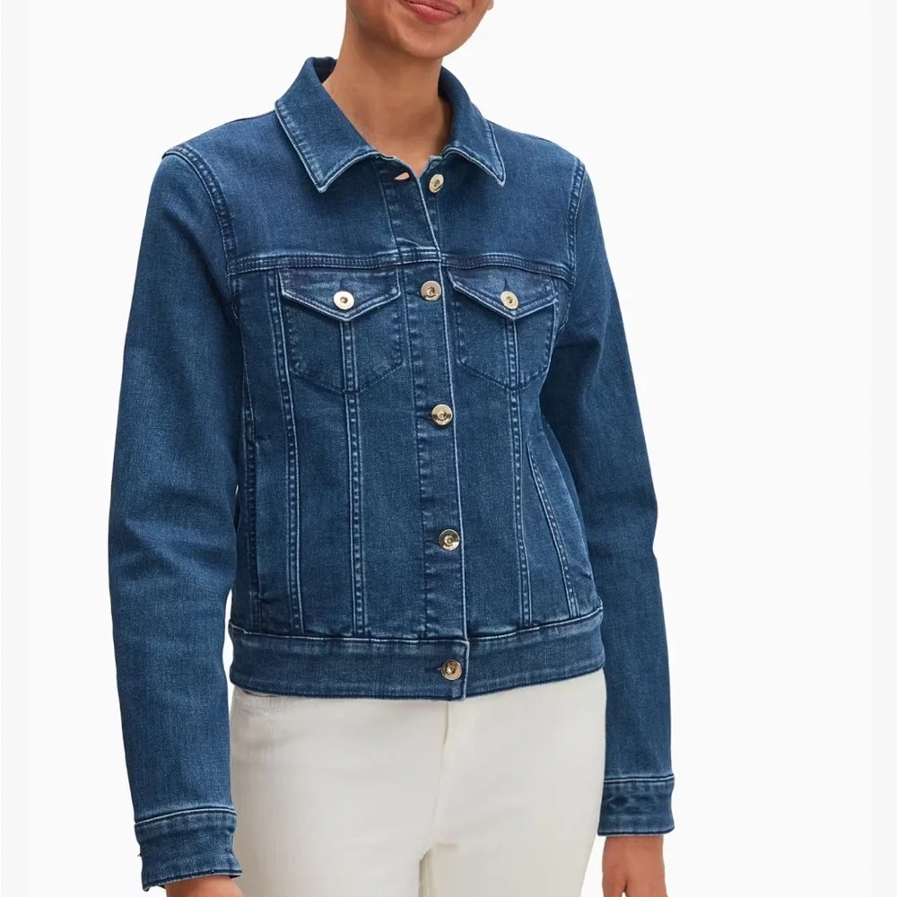 Kate Spade Classic Denim Jacket Size Small - Picture 2 of 10